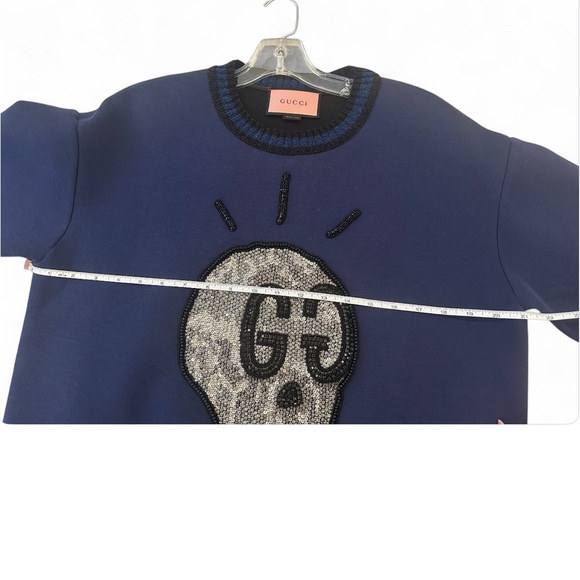 Gucci Swarovski Crystals Ghost Embroidery Sweatshirt - Picture 3 of 9